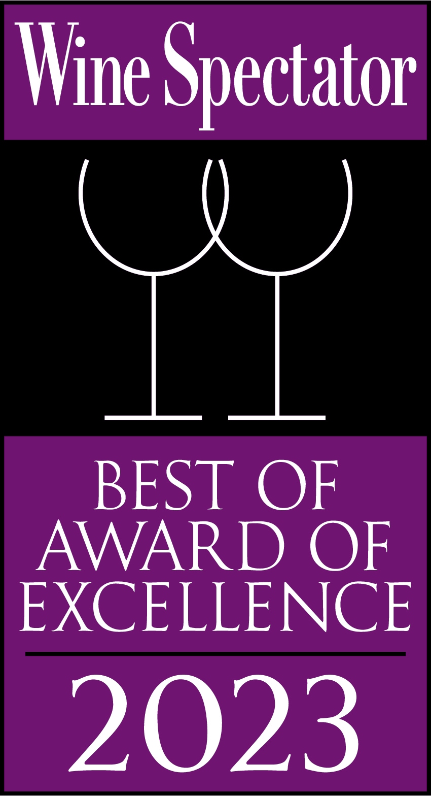 2023年 - Wine Spectator 2023 - Best of Award of Excellence