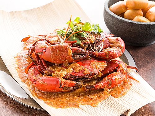 Chilli crab at RISE Marina Bay Sands