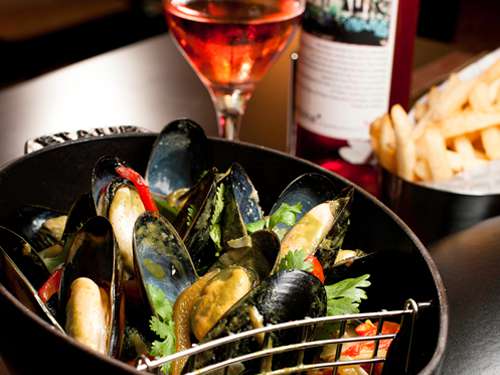 Moules at db Bistro & Oyster Bar