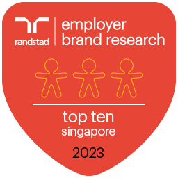 任仕达雇主品牌调研 - 2019 新加坡最具吸引力雇主第 3 名 - 2023 新加坡最具吸引力雇主第 9 名