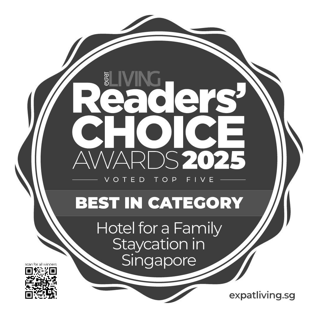 2020, 2023 — 2025 Expat Living Readers’ Choice Awards：新加坡最佳家庭度假酒店