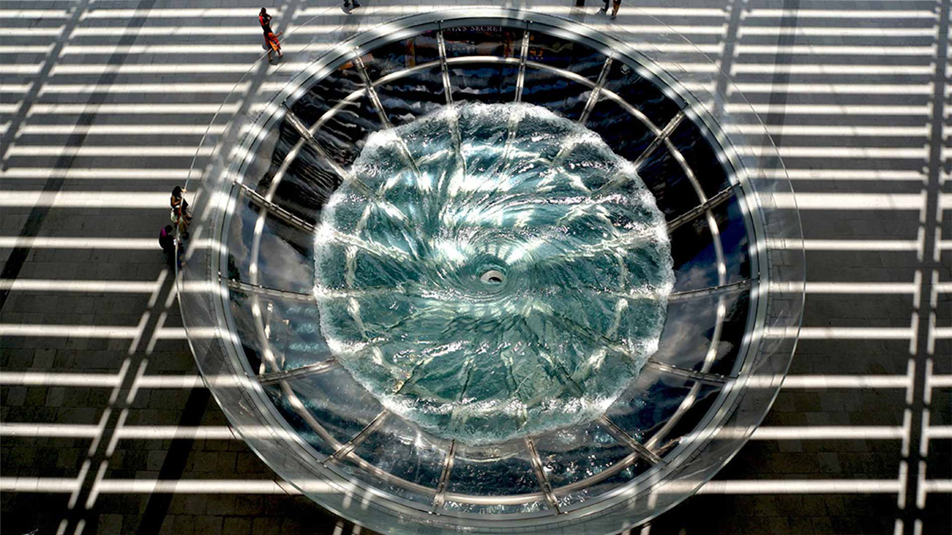 滨海湾金沙雨眼的俯瞰景观，新加坡的隐秘拍照打卡地
