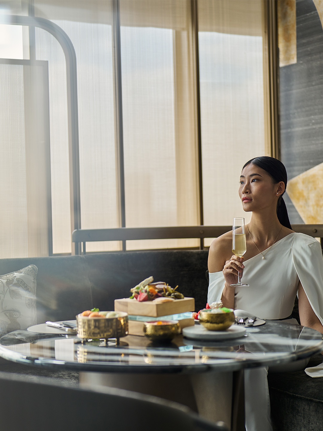 TWG 和其他咖啡厅的下午茶套餐，新加坡滨海湾金沙
