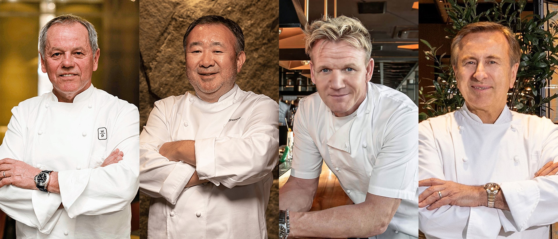 名厨 Wolfgang Puck、和久田哲也、Gordon Ramsay 和 Daniel Boulud 及其在新加坡的餐厅