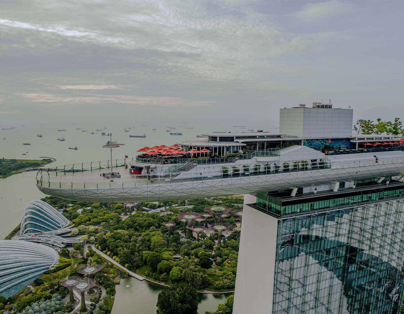 在空中花园观景台度过欢欣情人节 