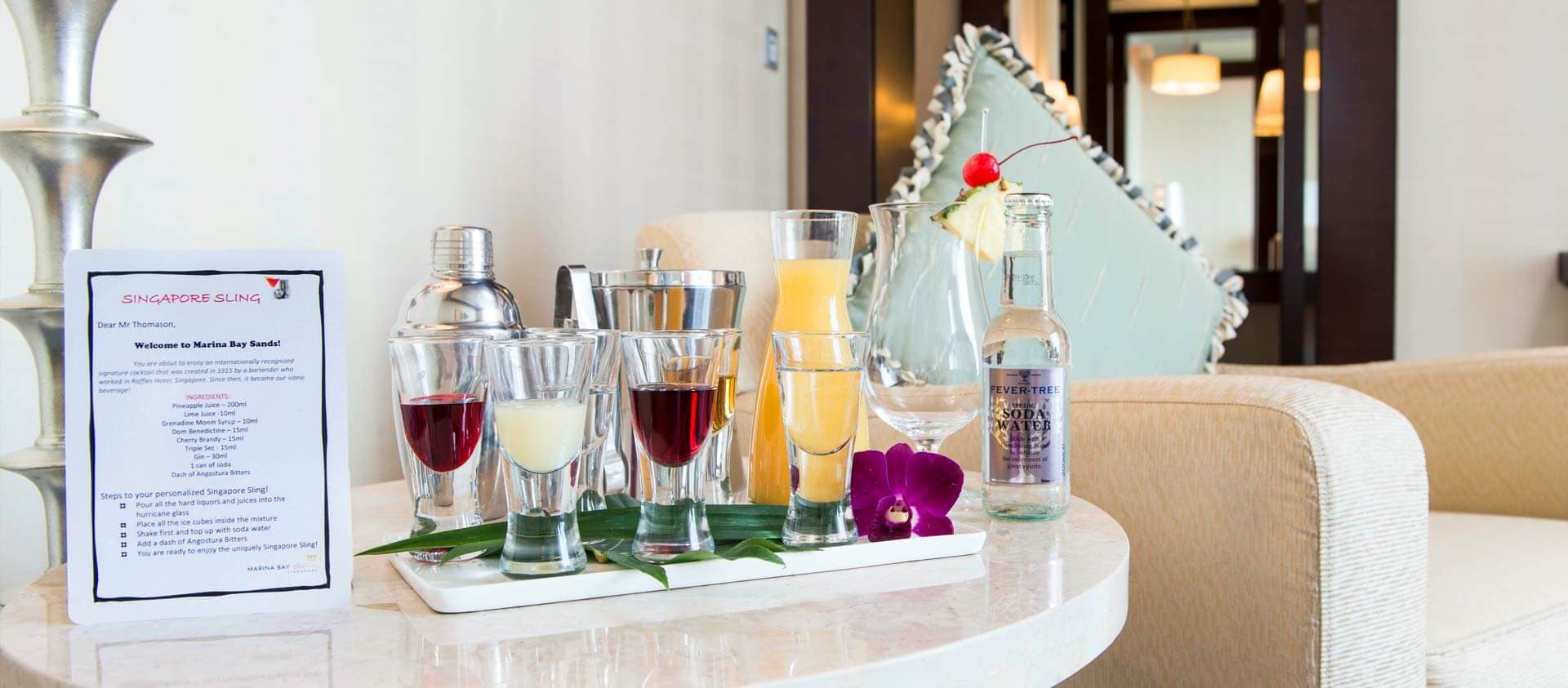 24 小时房内餐饮服务| 滨海湾金沙