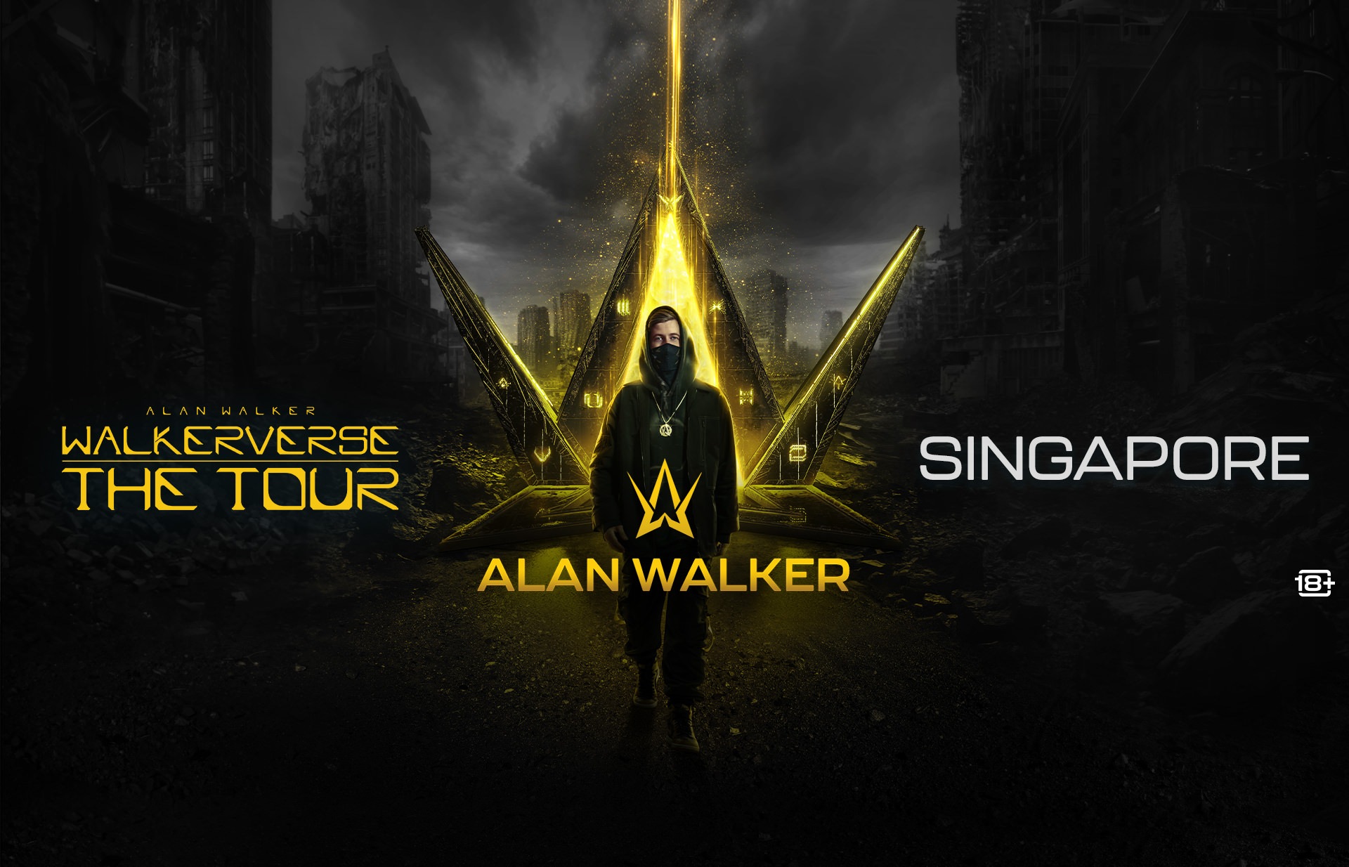 Alan Walker“WalkerVerse”巡演新加坡站 - R18 级[RATING: R18]