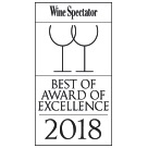 由《Wine Spectator》评选的 2018 最佳卓越奖