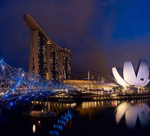 滨海湾金沙酒店 - 新加坡地标建筑