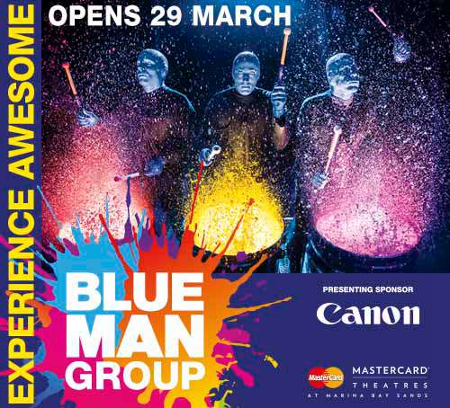 Blue Man Group 音乐会@新加坡滨海湾金沙