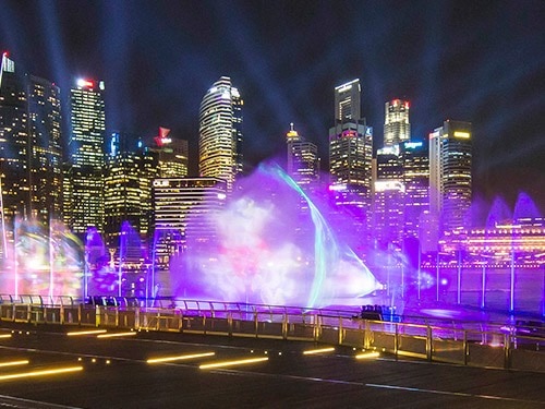 新加坡五日游 - 幻彩生辉水幕灯光秀