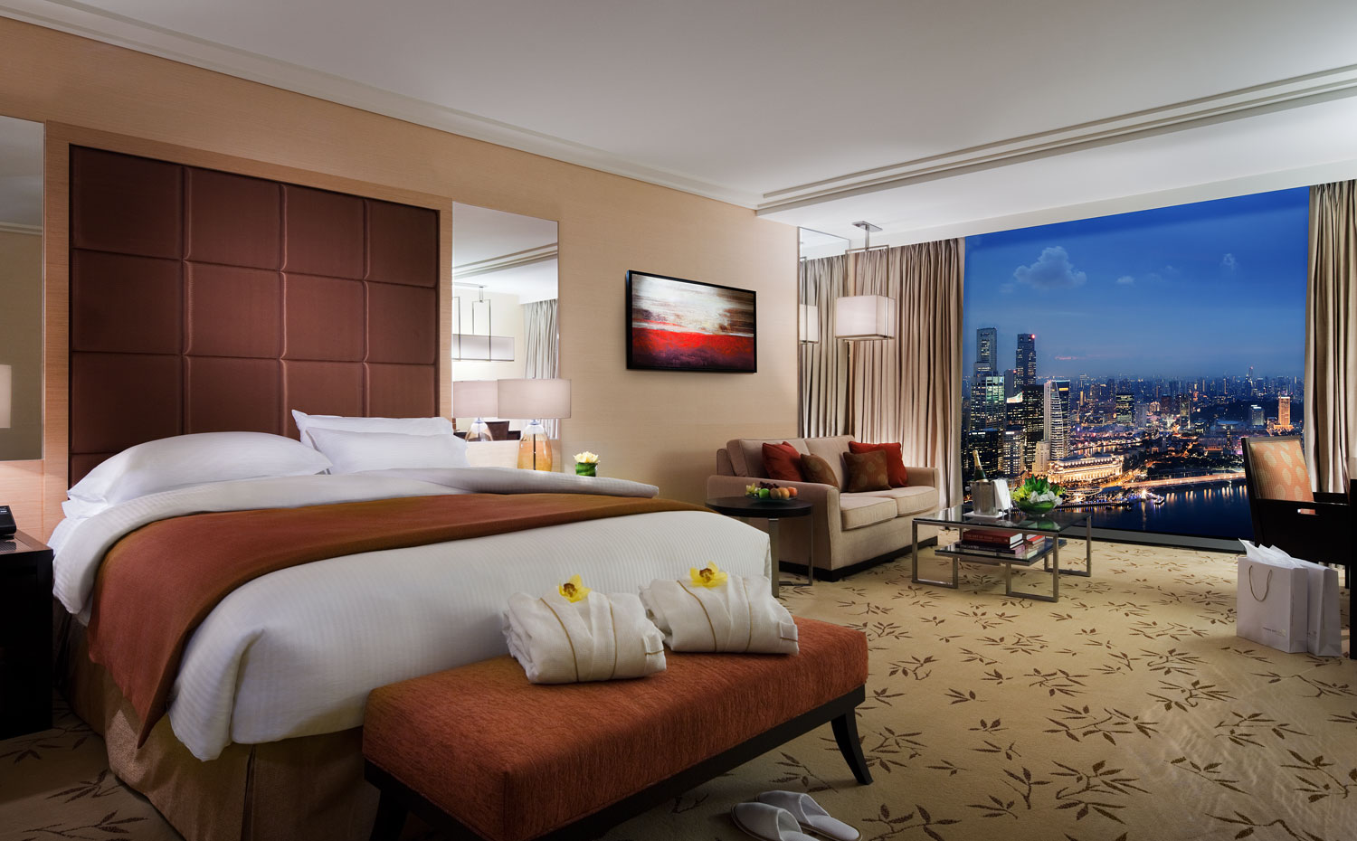 新加坡酒店-滨海湾金沙-俱乐部客房