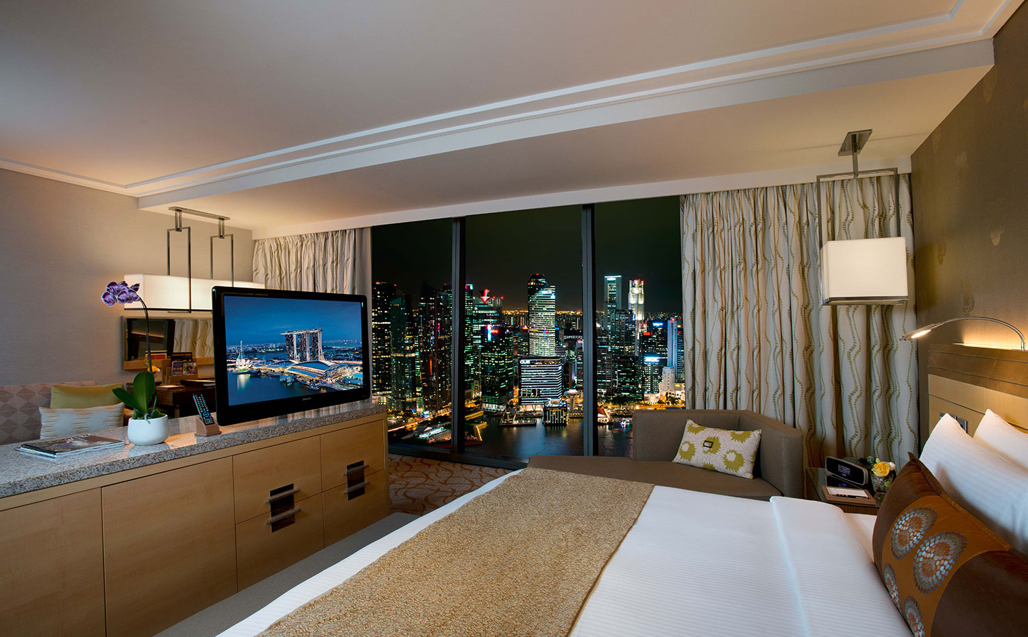 新加坡酒店-滨海湾金沙-酒店客房