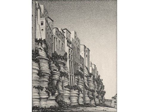 M.C. Escher, Tropea, Calabria, Italy