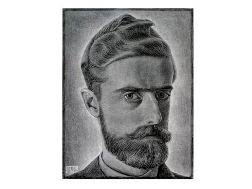 M.C. Escher, Self-portrait