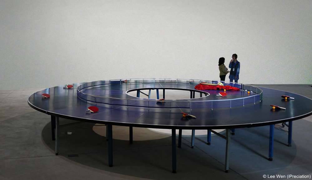 新加坡艺术科学博物馆 - Lee Wen 的《Ping Pong Go-Round》(iPreciation)展览