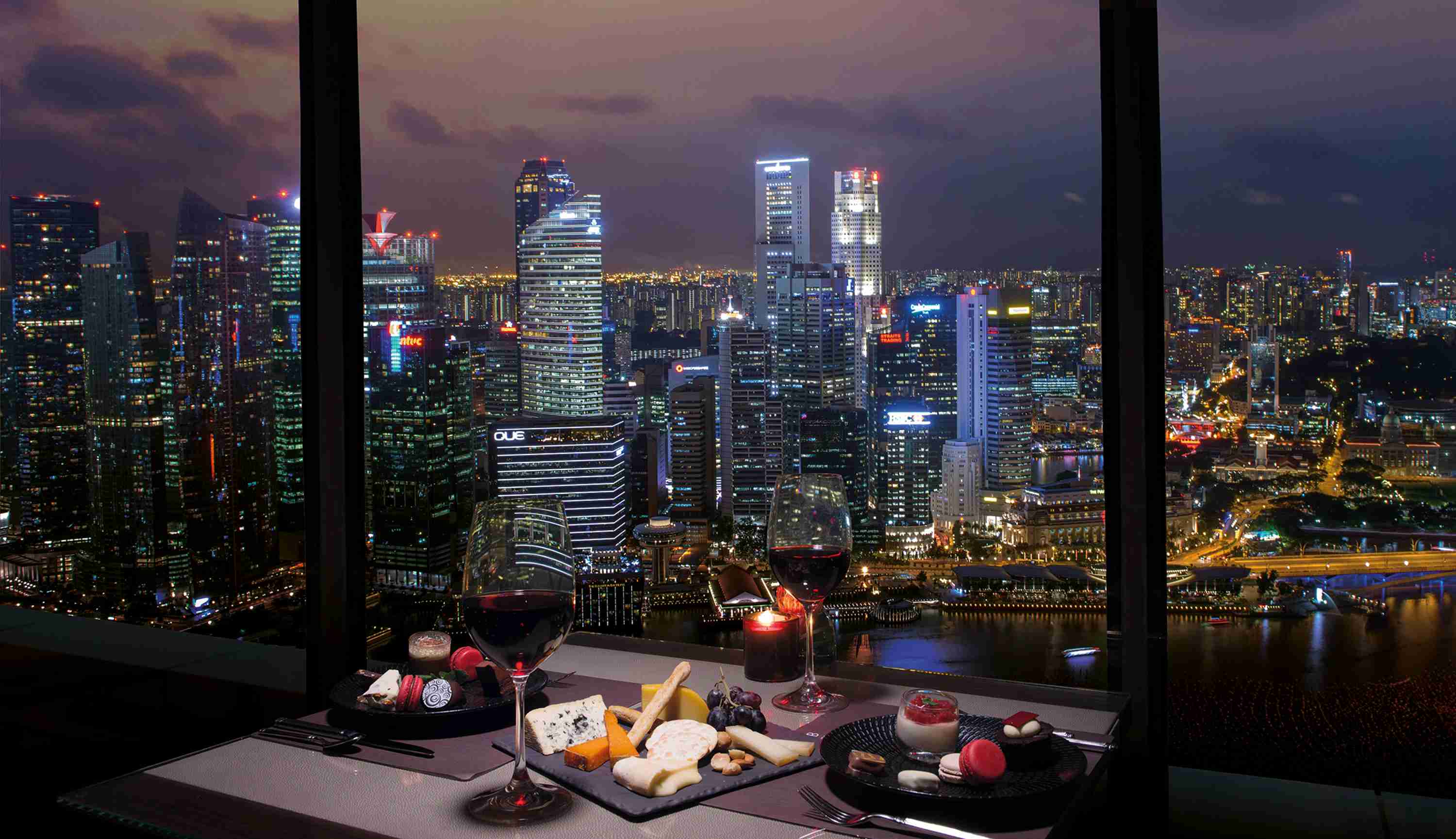 Club55 – Cheese and Chocolate buffet with Night View