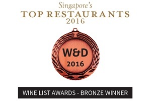 Wine List Awards - Bronze Winner