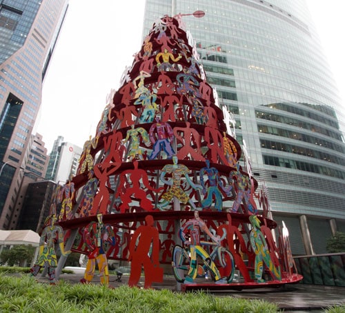 新加坡钢铁雕塑动力 - 新加坡旅游景点