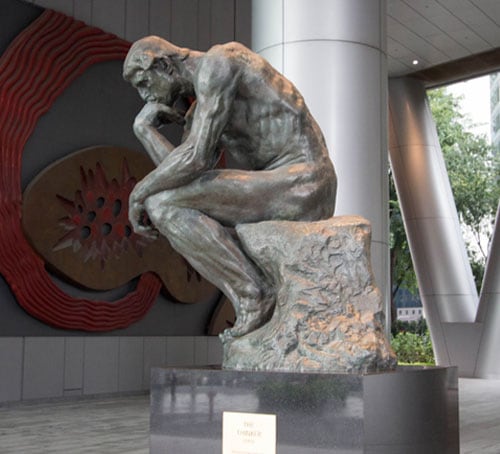 罗丹《思想者》雕塑 - 新加坡旅游景点