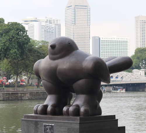 新加坡青铜雕塑《鸟》 - 新加坡旅游景点