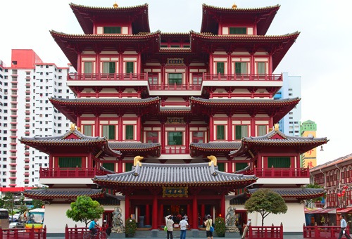 新加坡的佛寺 - 新加坡旅游景点