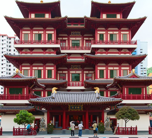 新加坡佛牙寺龙华院 - 新加坡旅游景点