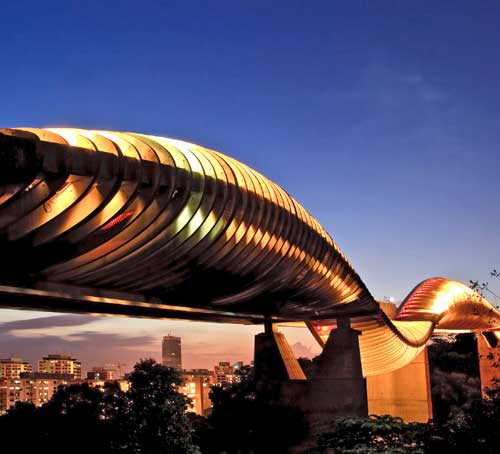 亨德森波浪桥 - 新加坡旅游景点