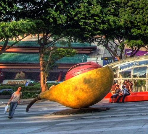 新加坡肉豆蔻雕塑 - 新加坡旅游景点
