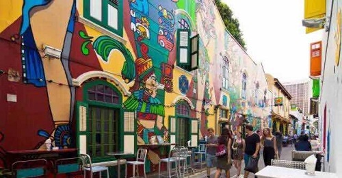 新加坡文化之旅一日游 - 中东风情涂鸦墙