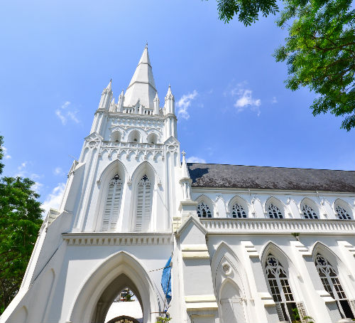 圣安德鲁斯大教堂 - 新加坡旅游景点