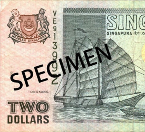 新加坡两元纸币 - 新加坡旅游攻略