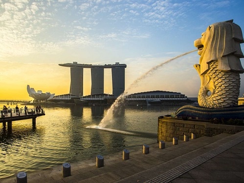 新加坡五日游 - 鱼尾狮公园