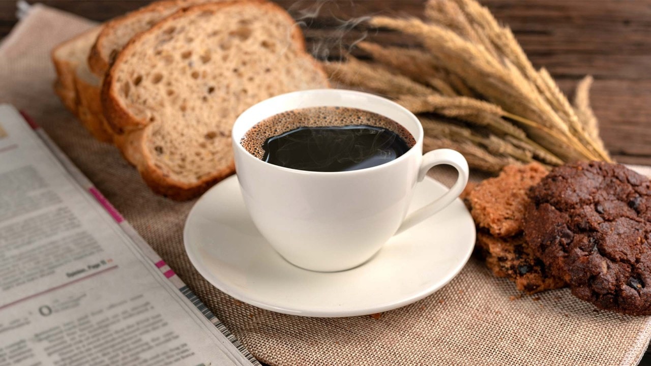 A cup of hot americano, a popular coffee type you can find in Singapore