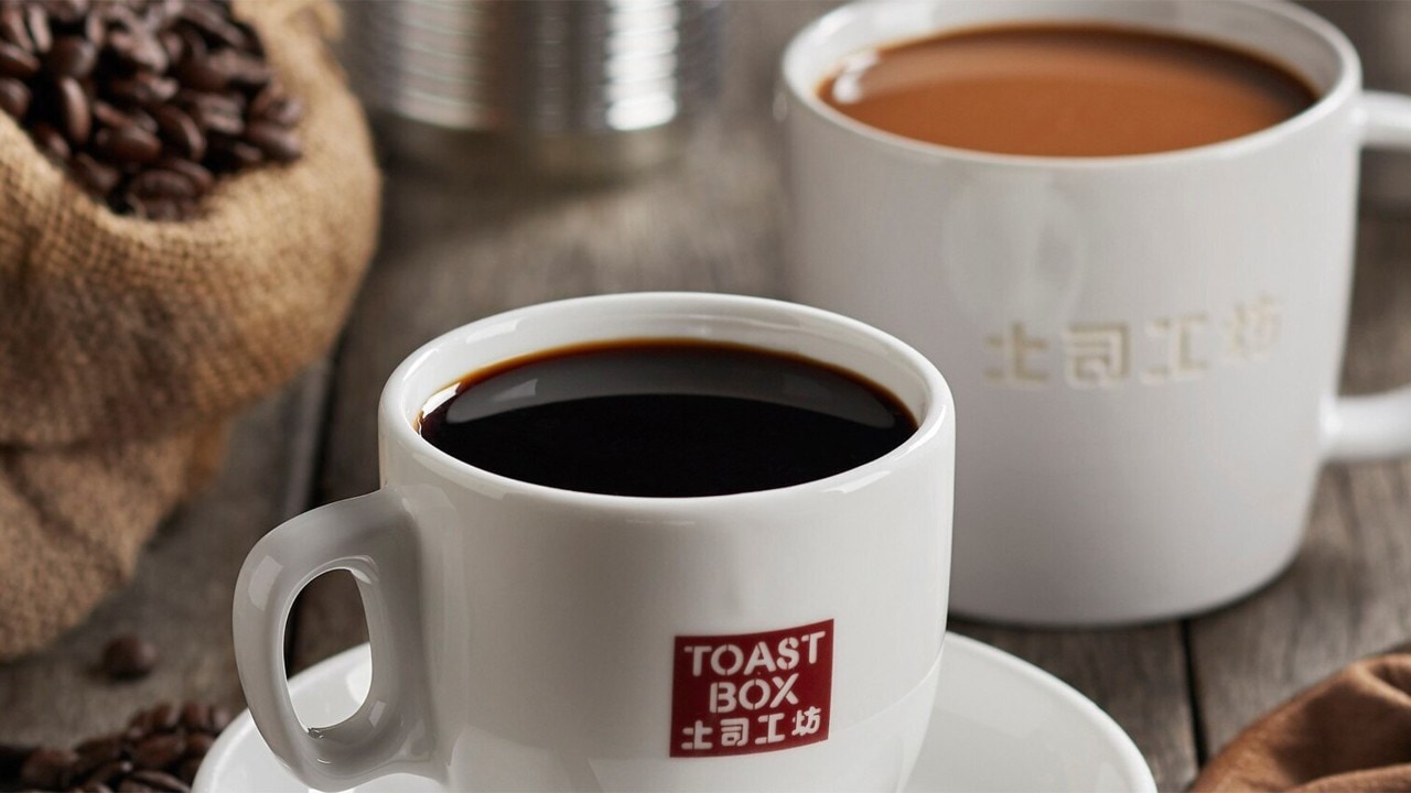 Egg, kaya toast with butter and Singapore kopi at Toastbox, a popular coffee cafe in Singapore
