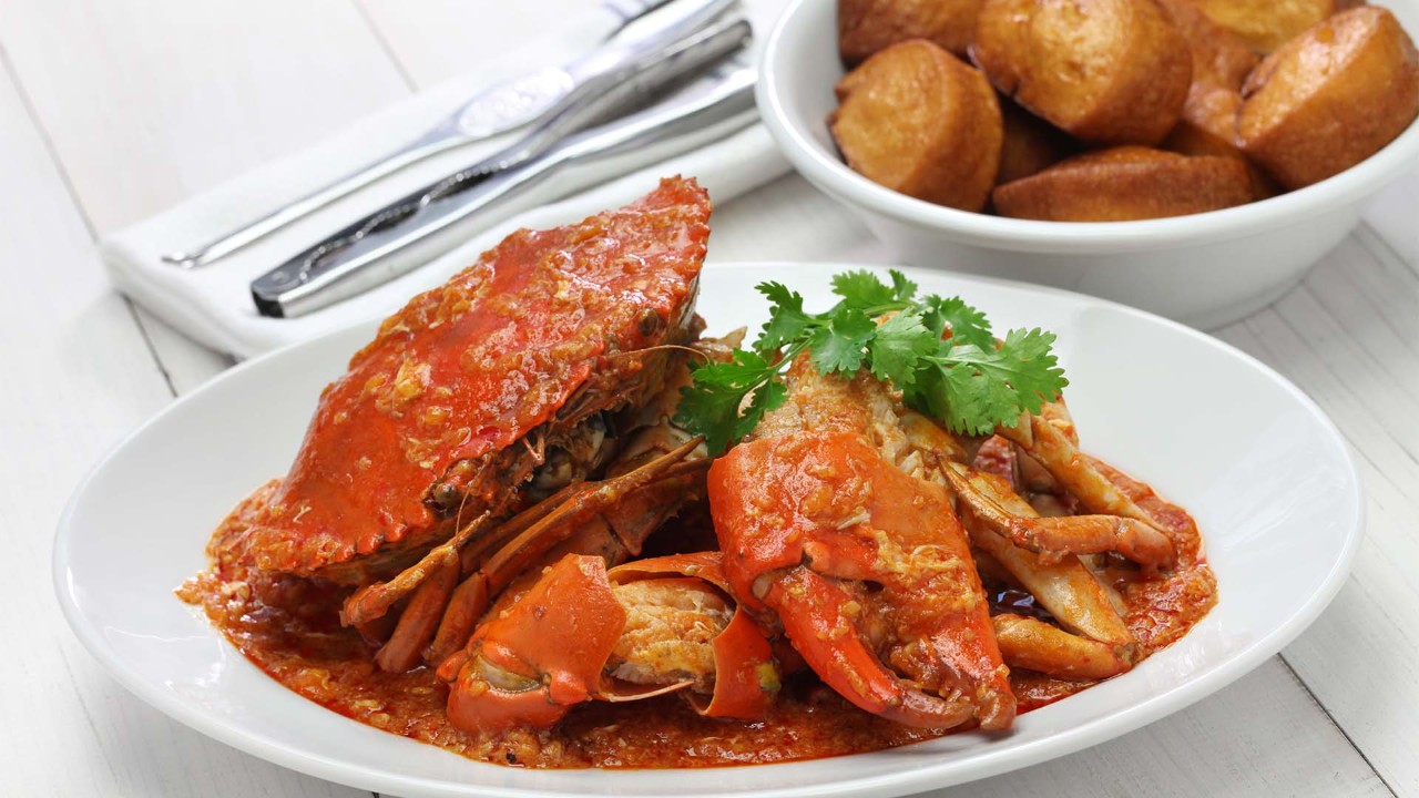 Chilli Crab, a popular must-try local dish in Singapore