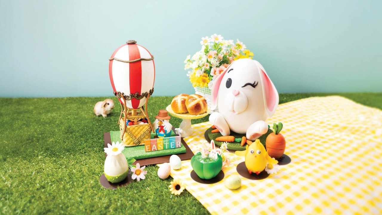 Pastel coloured easter eggs and goodies from Origin + Bloom