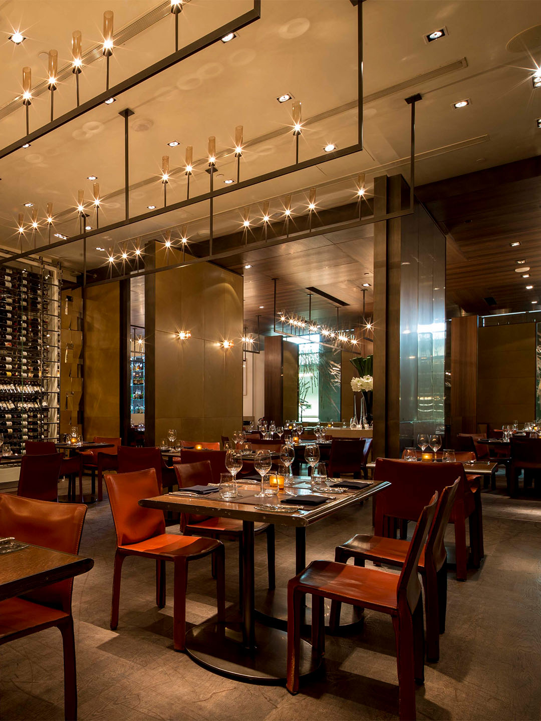 Romantic fine dining restaurant