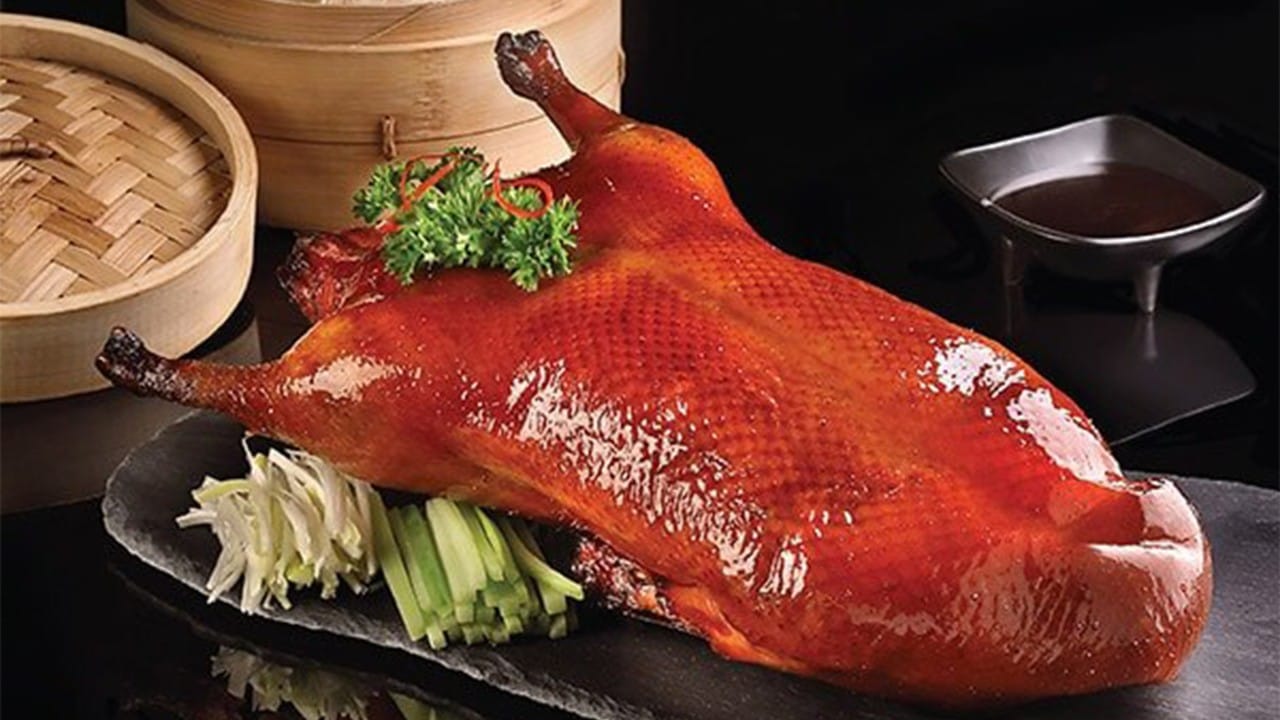 Roast Peking Duck at Imperial Treasure, a Chinese restaurant in Singapore