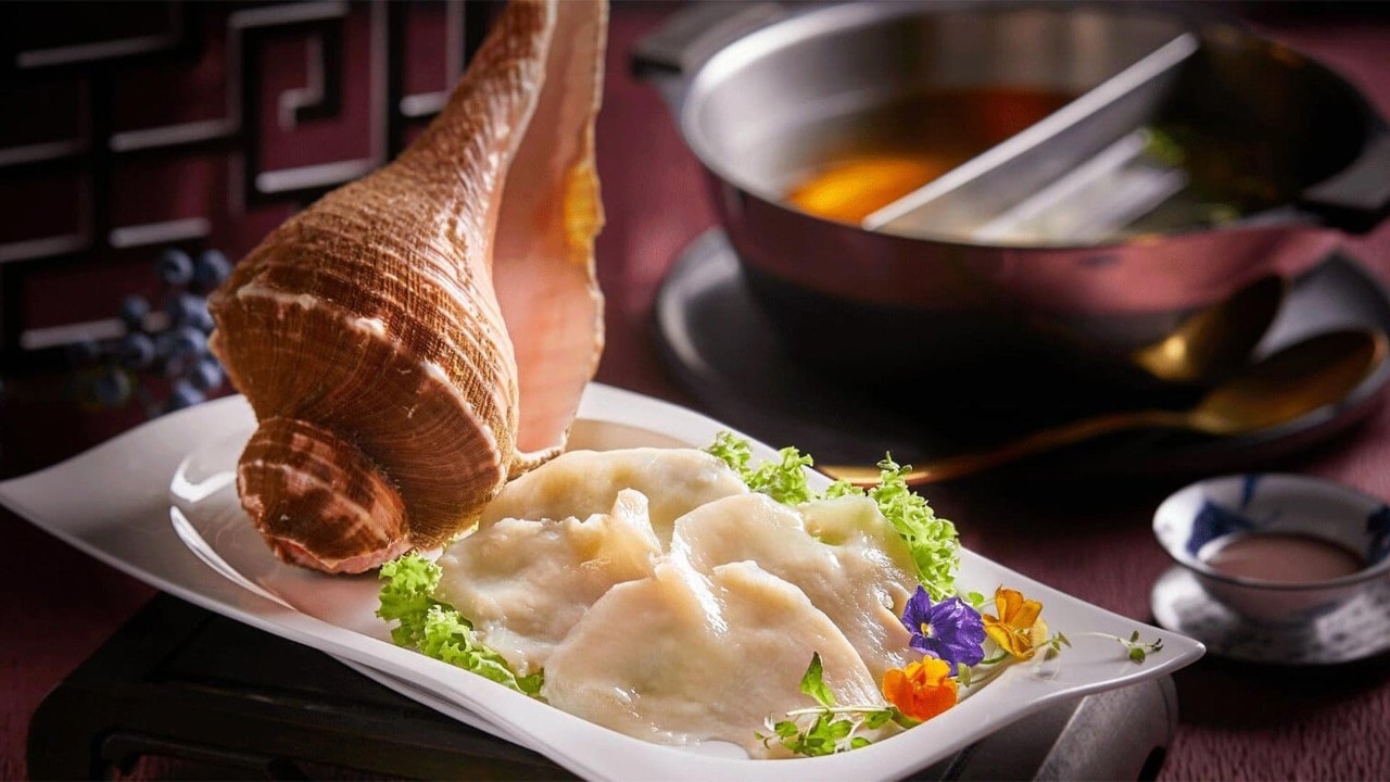 Fresh seafood at Imperial Treasure, a fine dining Chinese restaurant in Singapore