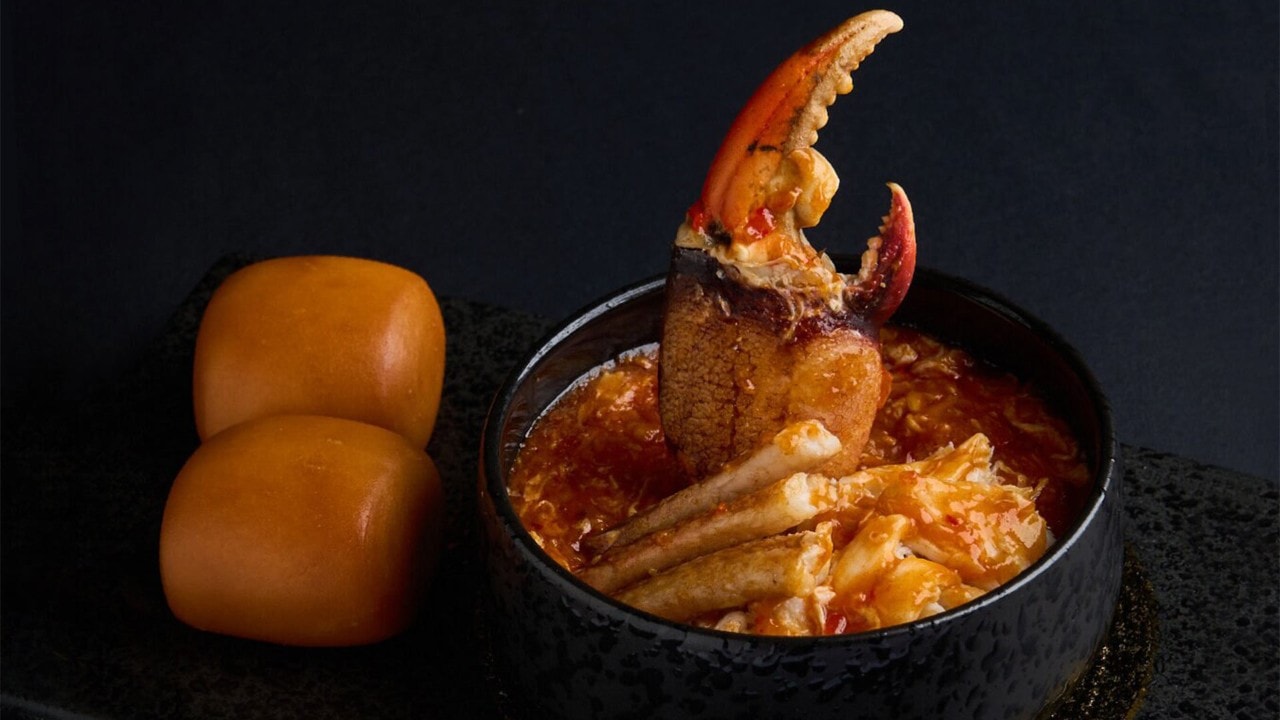 Chilli Crab claw at JUMBO Signatures, a Chinese seafood restaurant in Singapore