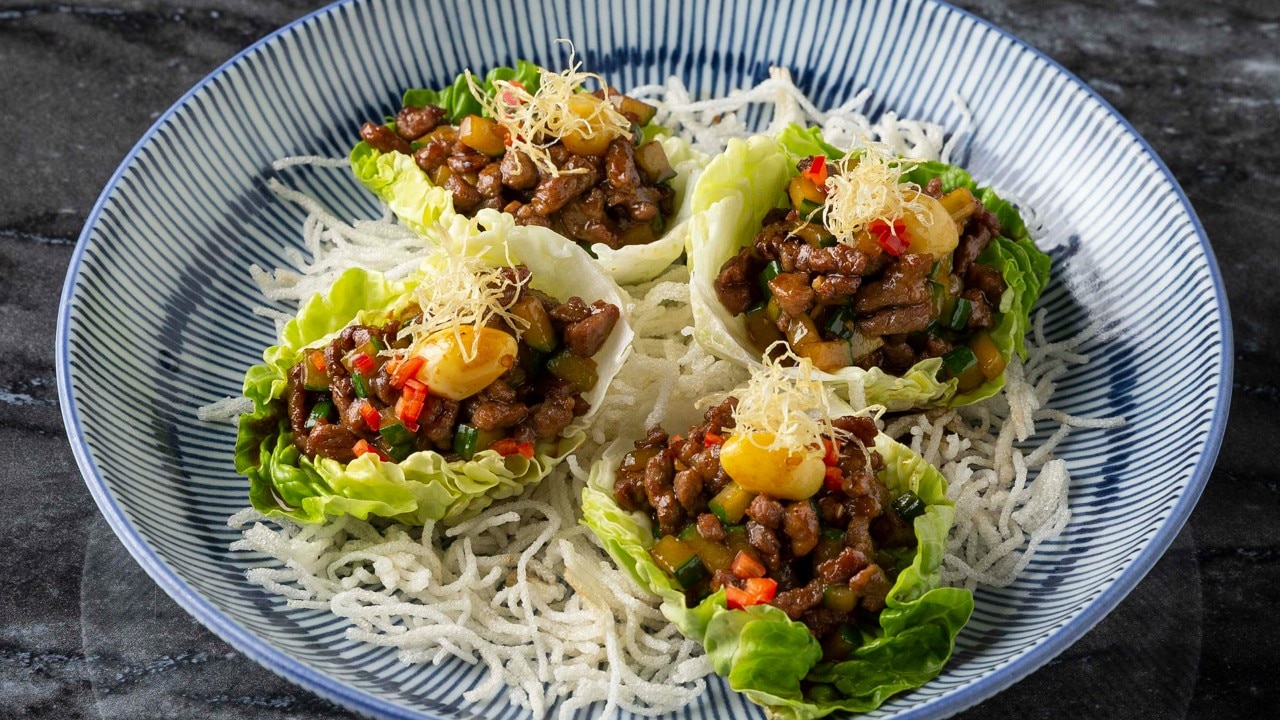 Dish at Mott 32, a Chinese Restaurant